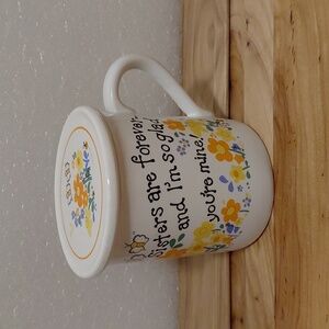 Vintage Sisters Are Forever Coffee Mug w/Lid